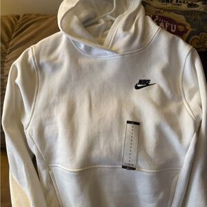 Nike kids White Hoodie Sweater